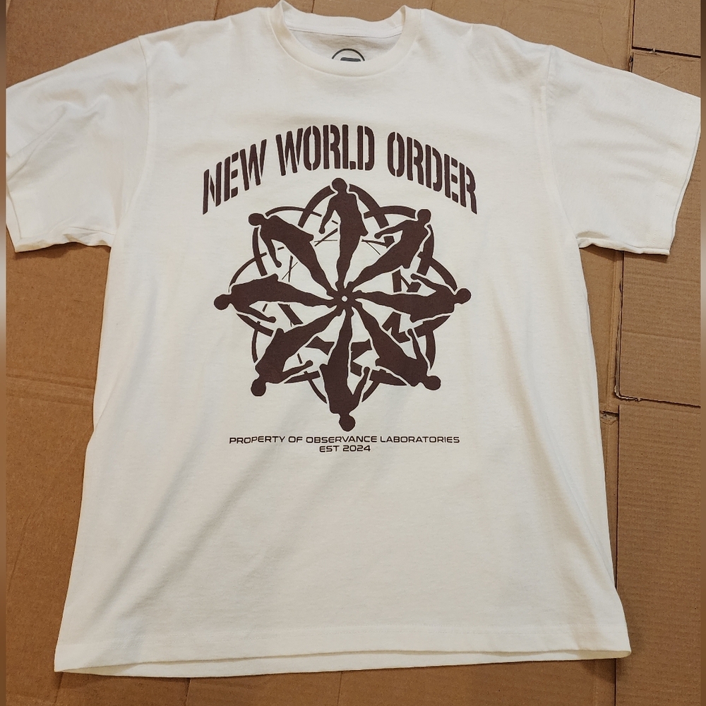 New World Order White T-Shirt